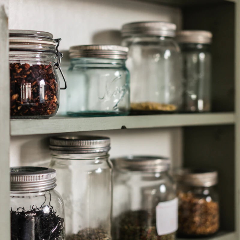 Airtight Glass Pantry Jars Set of 5 β Home & Kitchen at Ham Dealer